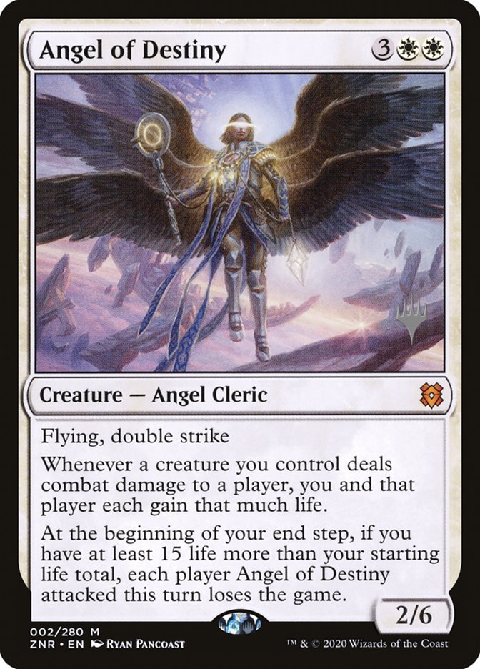 Angel of Destiny (Promo Pack) [Zendikar Rising Promos] | Good Games Adelaide SA