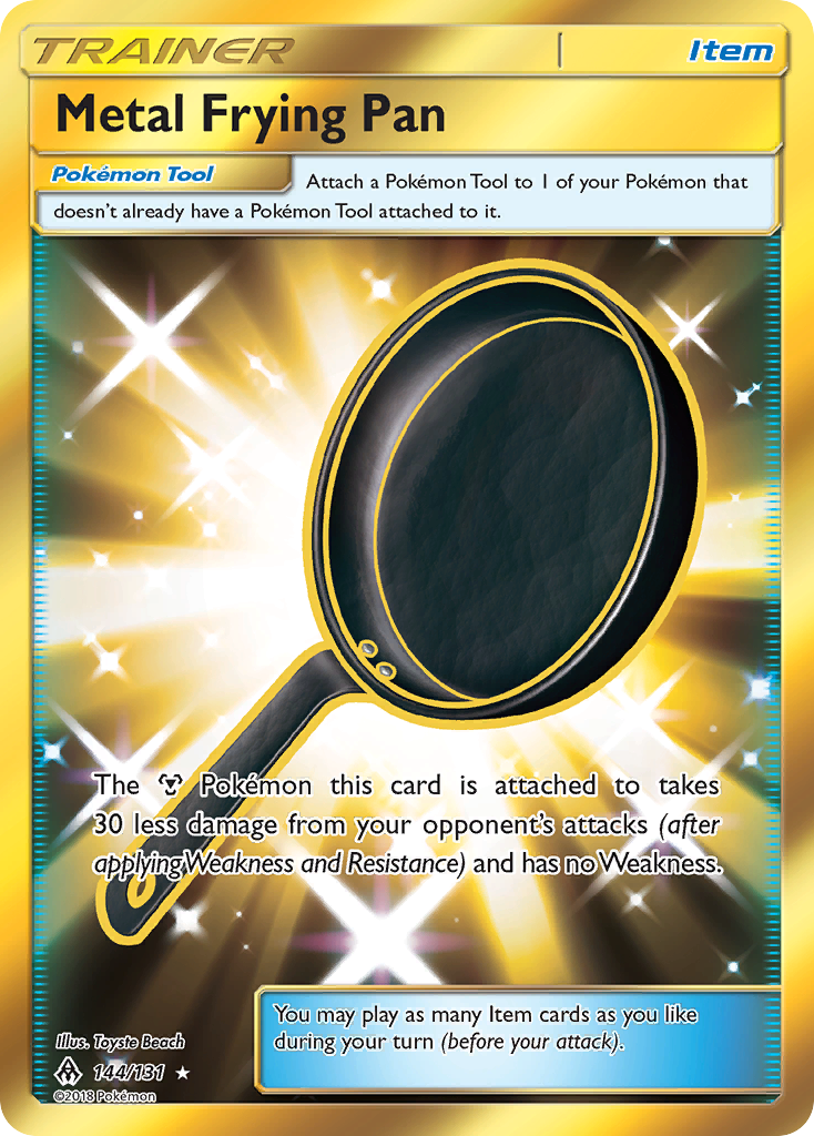 Metal Frying Pan (144/131) [Sun & Moon: Forbidden Light] | Good Games Adelaide SA