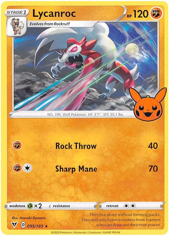 Lycanroc 095/185 (Trick or Trade BOOster Bundle 2023)  | Good Games Adelaide SA