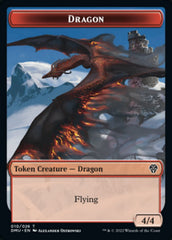 Phyrexian // Dragon Double-sided Token [Dominaria United Tokens] | Good Games Adelaide SA