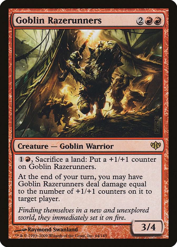 Goblin Razerunners 64 (Conflux)  - Foil | Good Games Adelaide SA