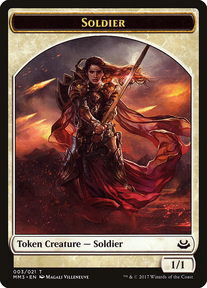 Soldier (003/021) [Modern Masters 2017 Tokens] | Good Games Adelaide SA
