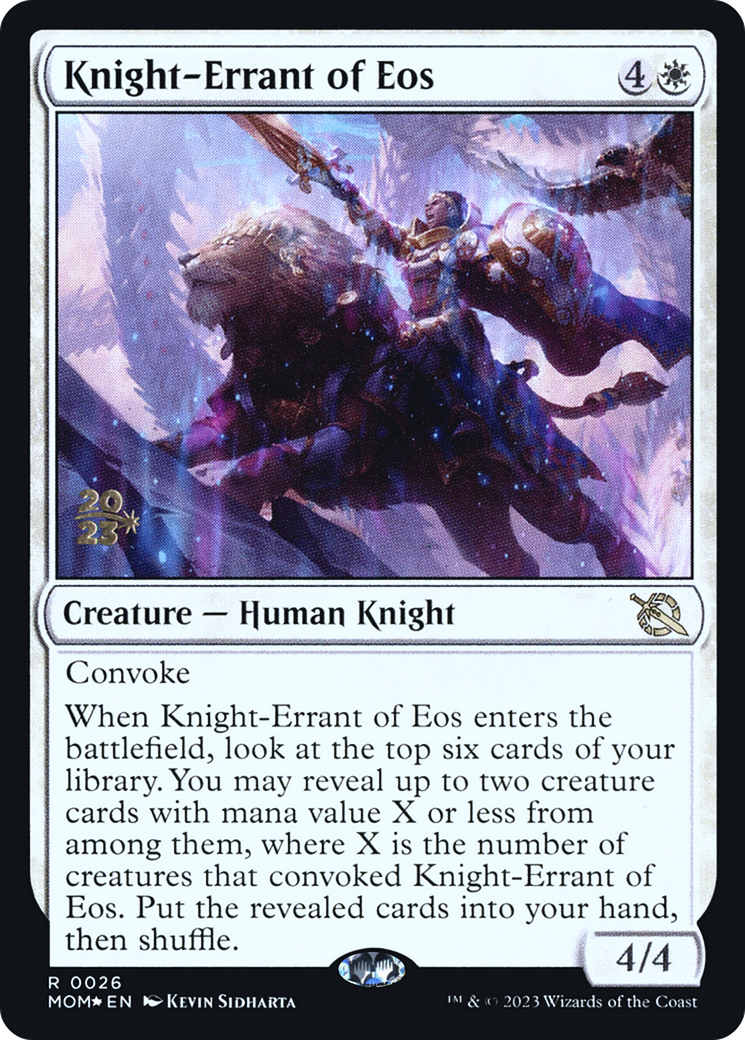Knight-Errant of Eos [March of the Machine Prerelease Promos] | Good Games Adelaide SA
