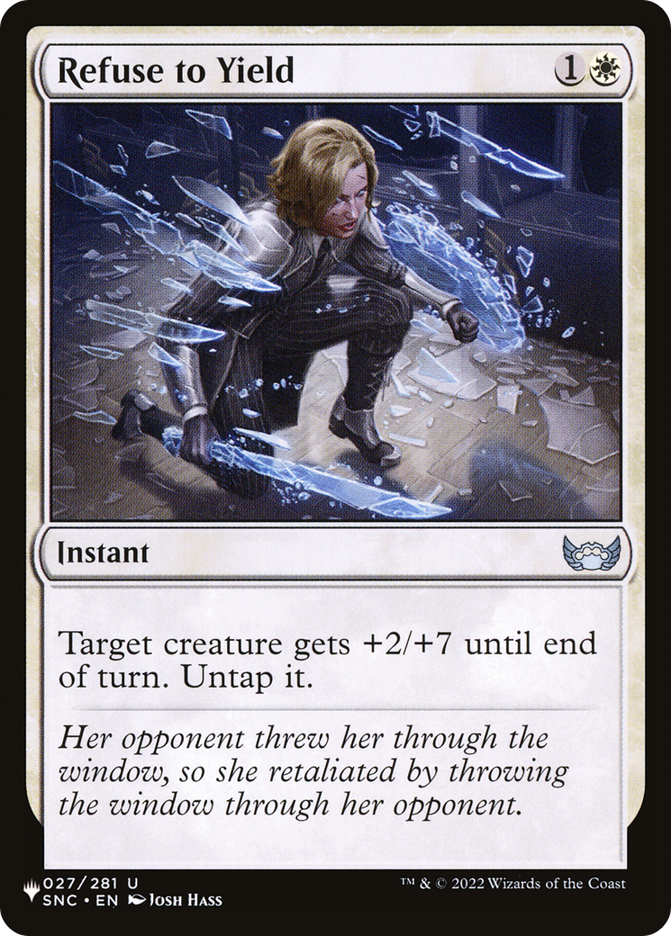 Refuse to Yield [The List Reprints] | Good Games Adelaide SA