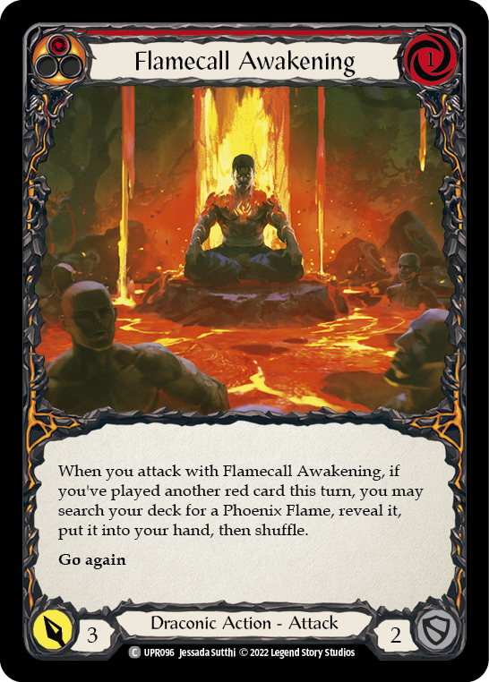 Flamecall Awakening [UPR096] (Uprising)  Rainbow Foil | Good Games Adelaide SA
