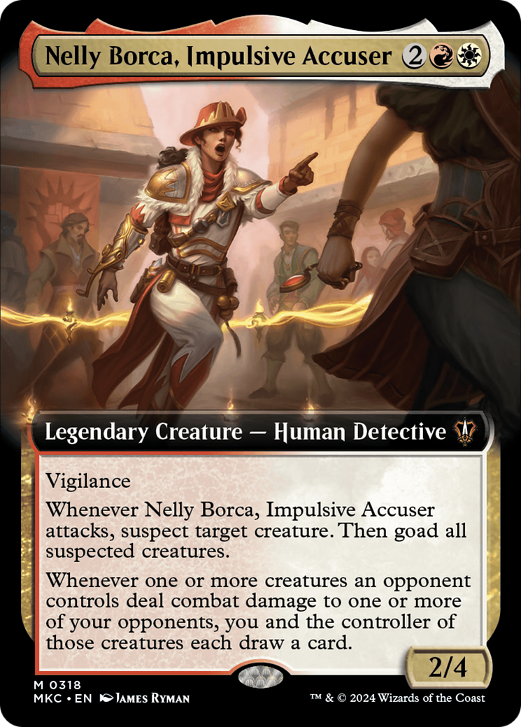 Nelly Borca, Impulsive Accuser (Extended Art) [Murders at Karlov Manor Commander] | Good Games Adelaide SA