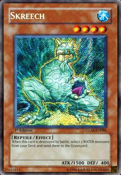 Skreech [GLAS-EN086] Secret Rare | Good Games Adelaide SA