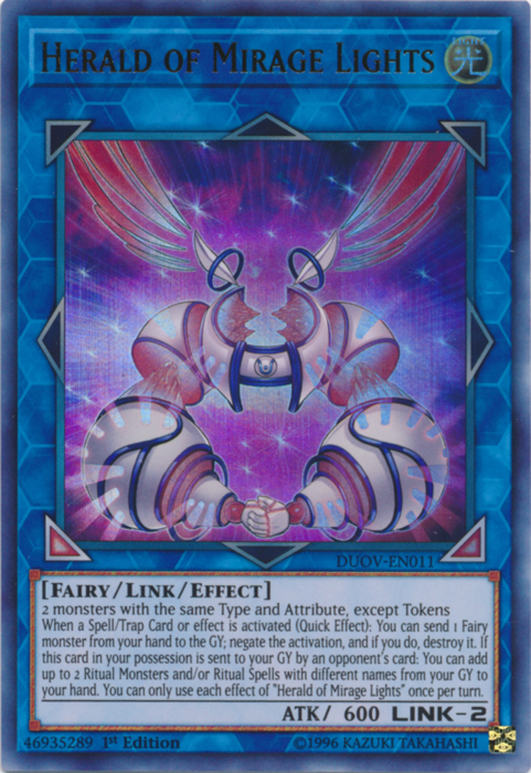 Herald of Mirage Lights [DUOV-EN011] Ultra Rare | Good Games Adelaide SA