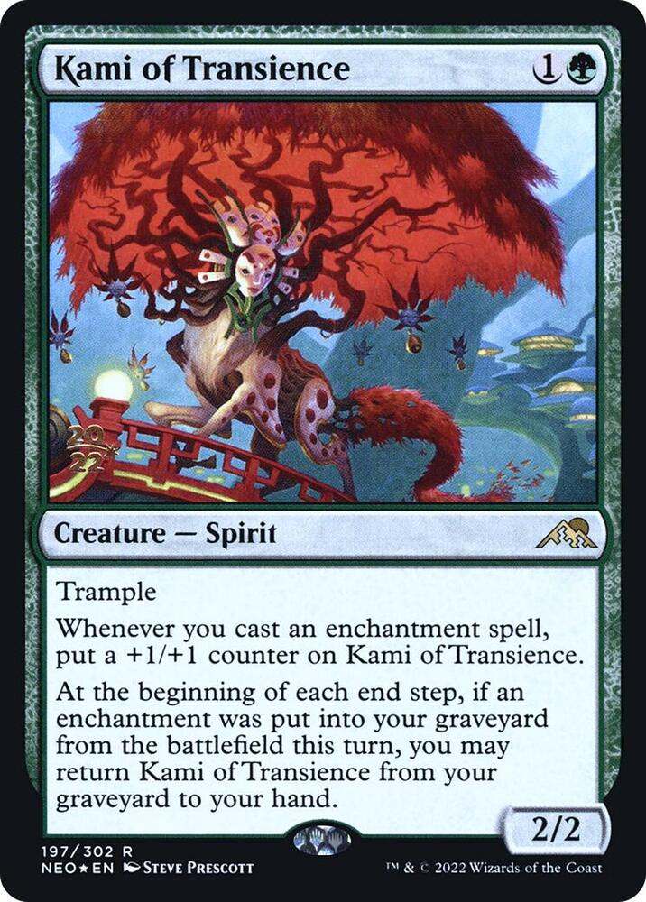 Kami of Transience 197 (Prerelease Cards)  - Foil | Good Games Adelaide SA