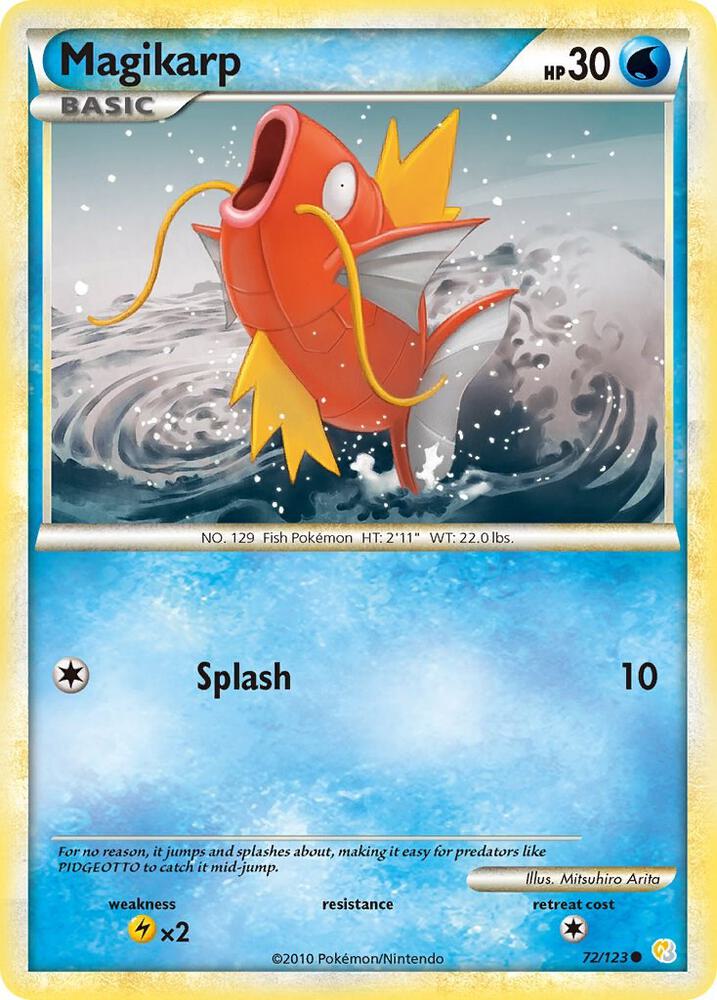 Magikarp 72/123 (HeartGold SoulSilver)  - Reverse Holofoil | Good Games Adelaide SA