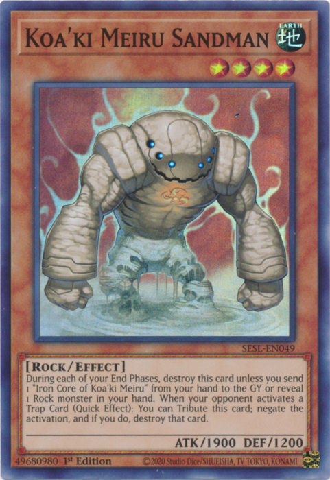 Koa'ki Meiru Sandman [SESL-EN049] Super Rare | Good Games Adelaide SA