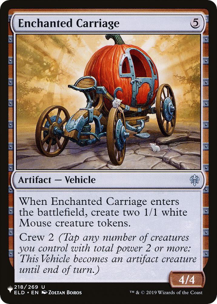 Enchanted Carriage 218/269 (The List Reprints)  | Good Games Adelaide SA