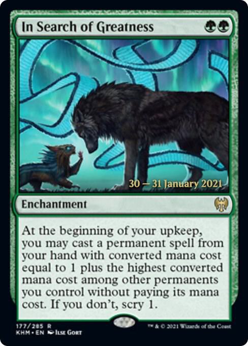 In Search of Greatness 177 (Prerelease Cards)  - Foil | Good Games Adelaide SA