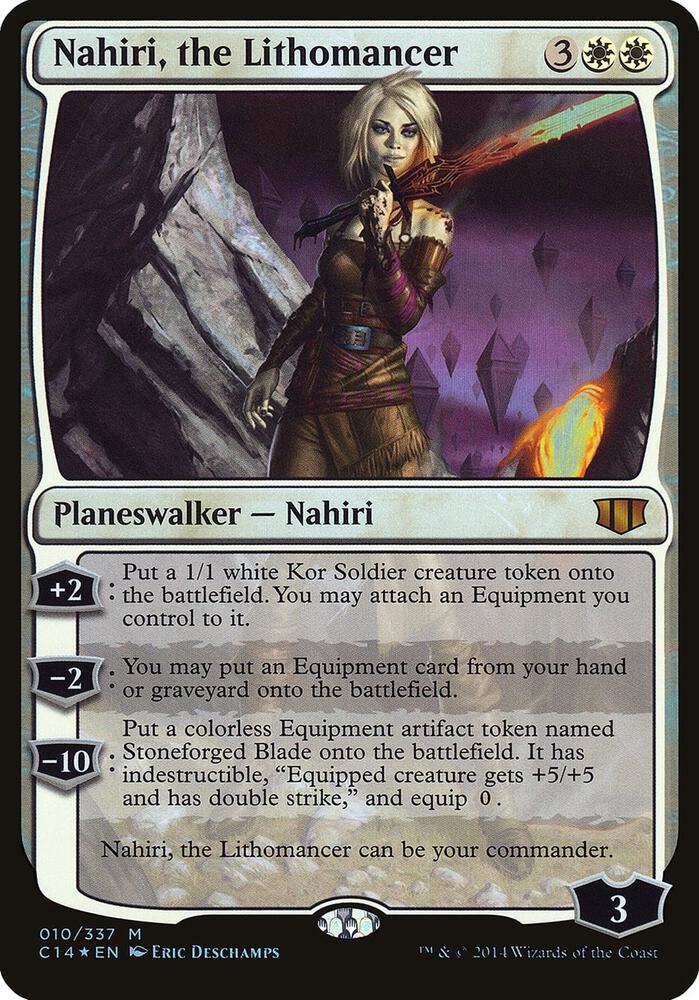 Nahiri the Lithomancer Commander 2014 10 (Oversize Cards)  - Foil | Good Games Adelaide SA