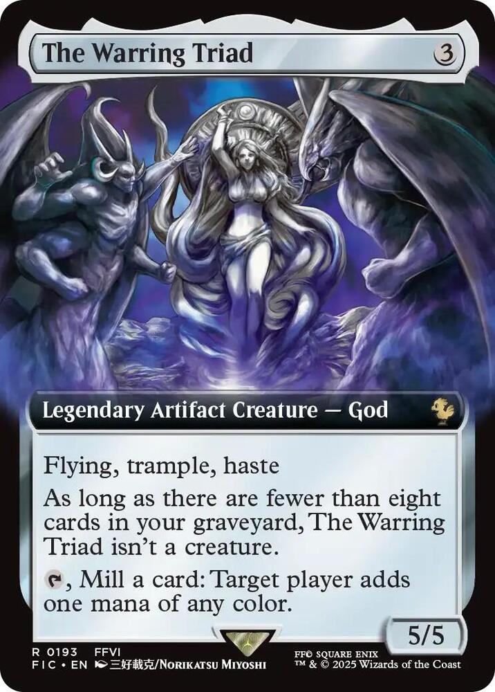 The Warring Triad Extended Art 193 (Commander: FINAL FANTASY)  - Extended Art Foil | Good Games Adelaide SA