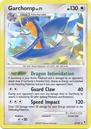 Garchomp 5 147 Cracked Ice Holo 005/147 (Deck Exclusives)  - Holofoil | Good Games Adelaide SA
