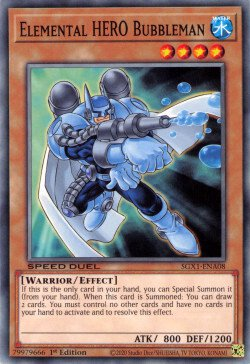 Elemental HERO Bubbleman [SGX1-ENA08] Common | Good Games Adelaide SA