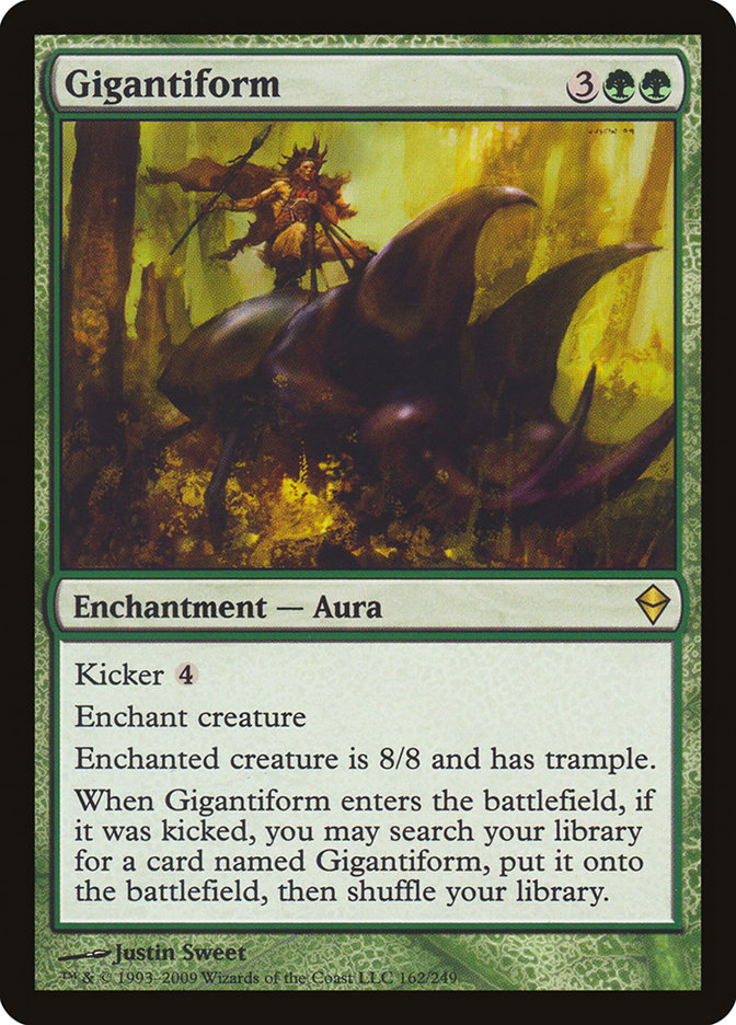 Gigantiform 162 (Zendikar)  - Foil | Good Games Adelaide SA