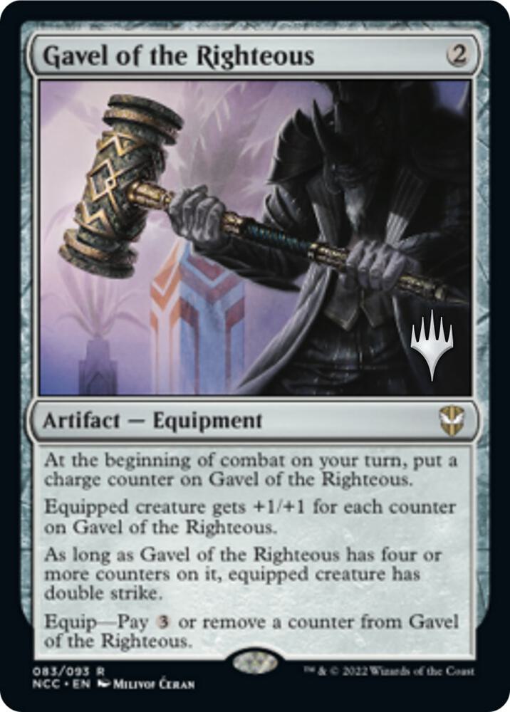 Gavel of the Righteous 83 (Promo Pack: Streets of New Capenna)  - Foil | Good Games Adelaide SA