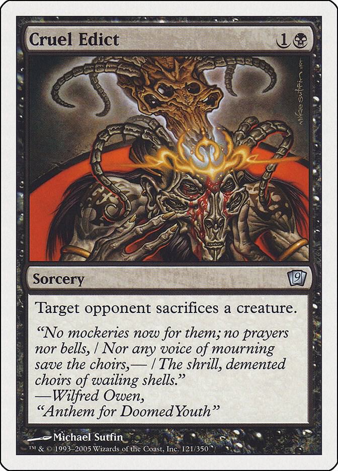 Cruel Edict 121 (9th Edition)  | Good Games Adelaide SA