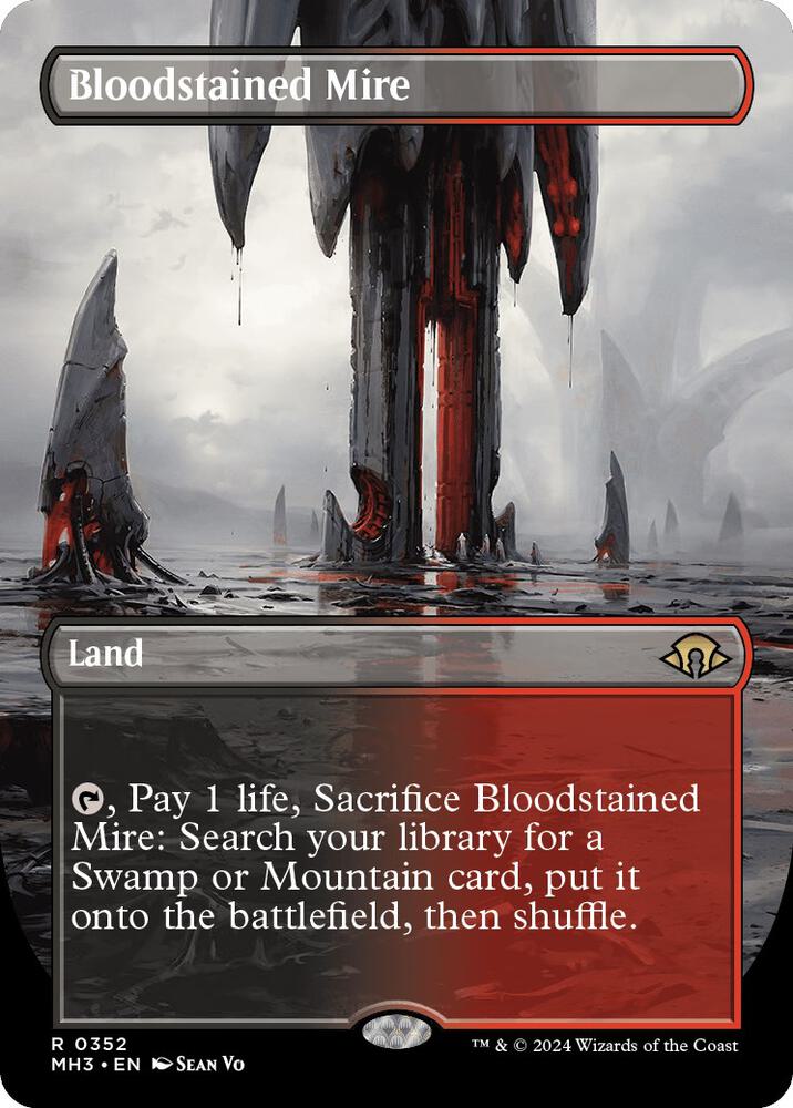 Bloodstained Mire 352 (Modern Horizons 3)  - Foil | Good Games Adelaide SA