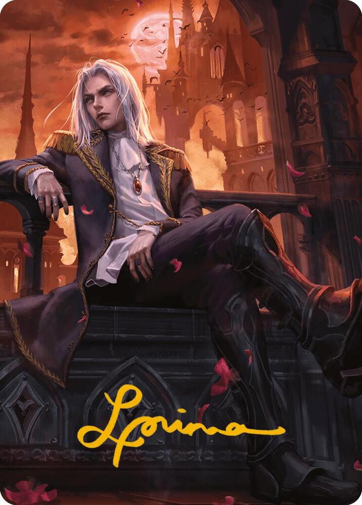 Sorin of House Markov Art Card Gold Stamped Signature 52 (Art Series: Modern Horizons 3)  | Good Games Adelaide SA