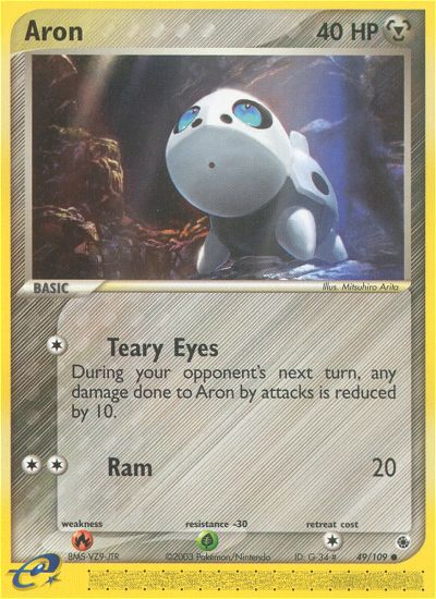Aron (49/109) [EX: Ruby & Sapphire] | Good Games Adelaide SA