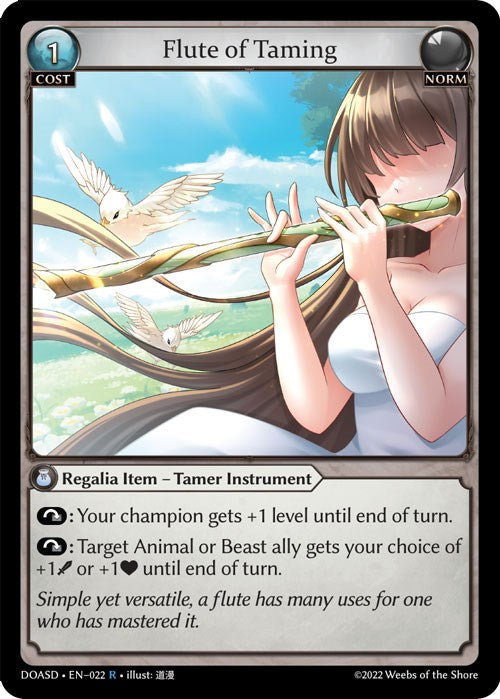 Flute of Taming (022) [Dawn of Ashes: Starter Decks] | Good Games Adelaide SA