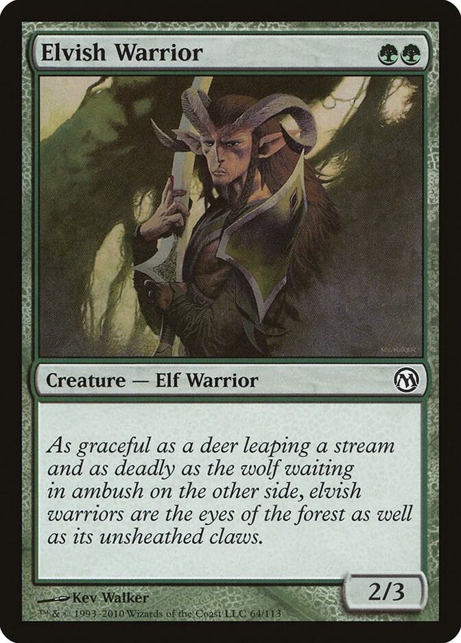 Elvish Warrior 64 (Duels of the Planeswalkers)  | Good Games Adelaide SA