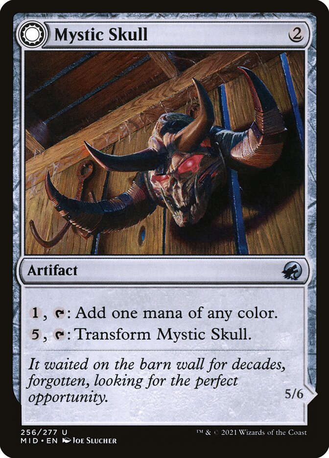 Mystic Skull // Mystic Monstrosity 256 (Innistrad: Midnight Hunt)  | Good Games Adelaide SA