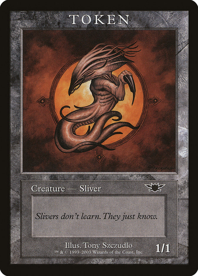 Sliver Token (Legions) [Magic Player Rewards 2003] | Good Games Adelaide SA