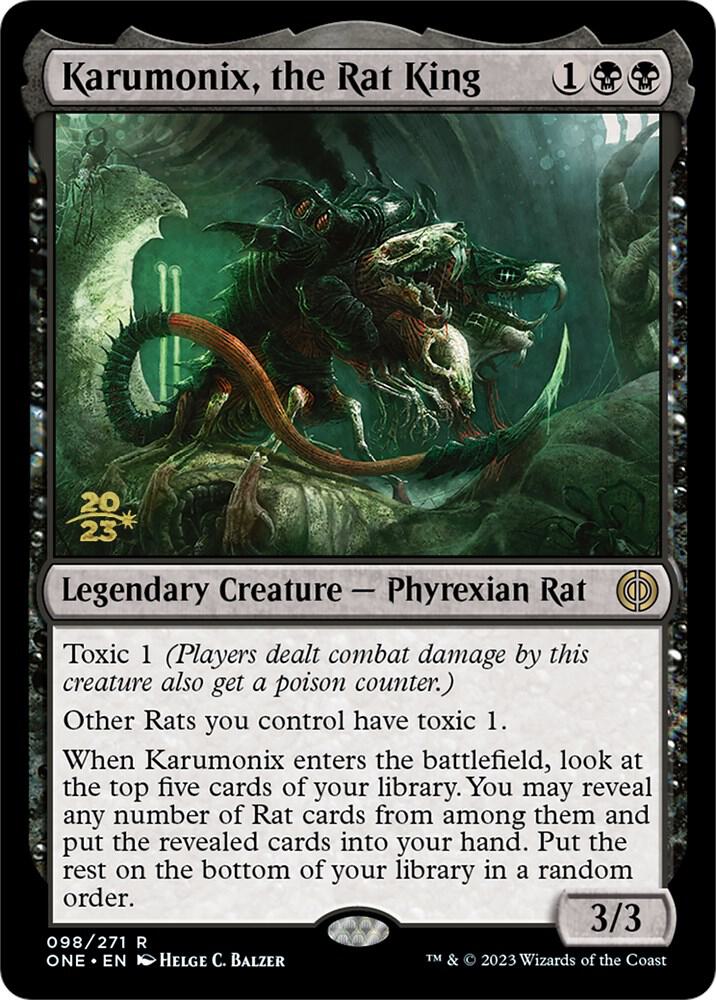 Karumonix the Rat King 98 (Prerelease Cards)  - Foil | Good Games Adelaide SA