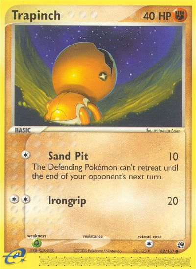 Trapinch (82/100) [EX: Sandstorm] | Good Games Adelaide SA