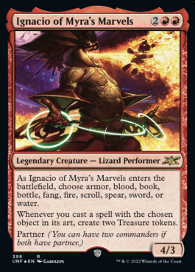 Ignacio of Myra's Marvels (Galaxy Foil) [Unfinity] | Good Games Adelaide SA