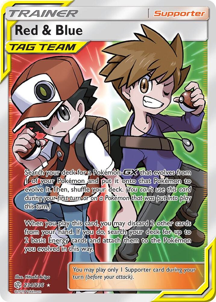 Red and Blue Full Art 234/236 (SM - Cosmic Eclipse)  - Holofoil | Good Games Adelaide SA