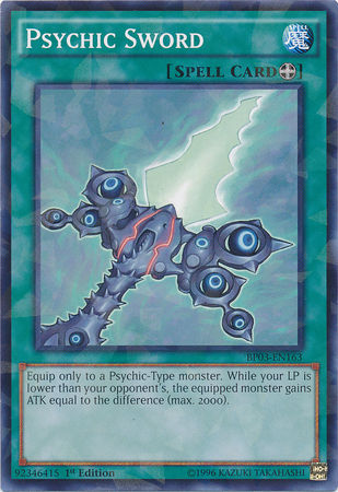 Psychic Sword [BP03-EN163] Shatterfoil Rare | Good Games Adelaide SA