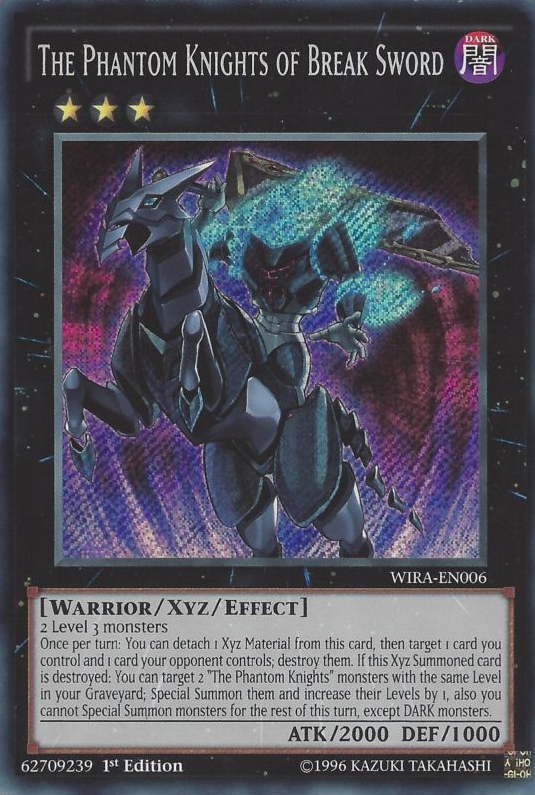 The Phantom Knights of Break Sword [WIRA-EN006] Secret Rare | Good Games Adelaide SA