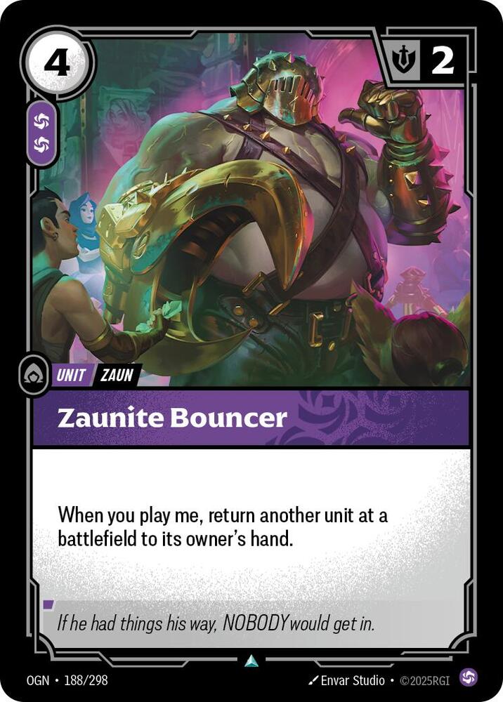 Zaunite Bouncer 188/298 (Origins)  | Good Games Adelaide SA