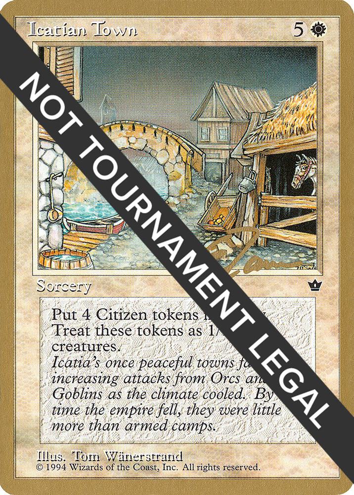 Icatian Town 1996 Eric Tam FEM  (World Championship Decks)  | Good Games Adelaide SA