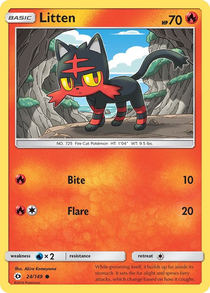 Litten 24/149 (SM Base Set)  | Good Games Adelaide SA