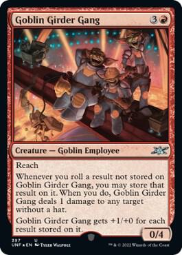 Goblin Girder Gang Galaxy Foil 397 (Unfinity)  - Foil | Good Games Adelaide SA