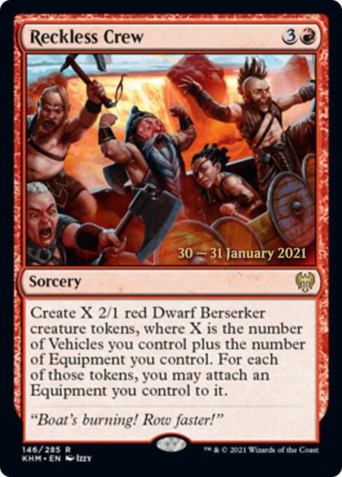 Reckless Crew 146 (Prerelease Cards)  - Foil | Good Games Adelaide SA