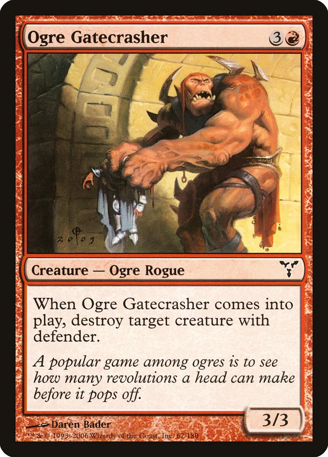 Ogre Gatecrasher 67 (Dissension)  | Good Games Adelaide SA