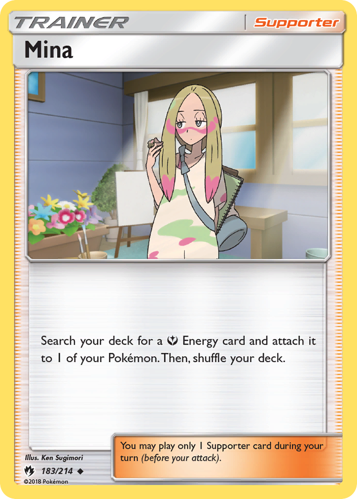Mina (183/214) [Sun & Moon: Lost Thunder] | Good Games Adelaide SA