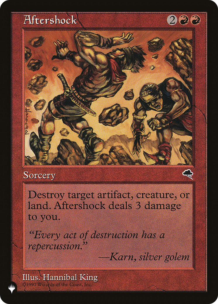 Aftershock [The List Reprints] | Good Games Adelaide SA