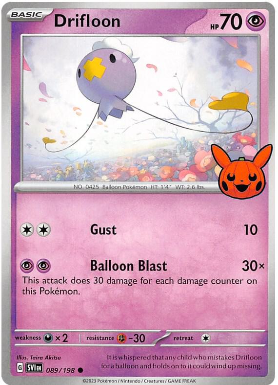 Drifloon 089/198 (Trick or Trade BOOster Bundle 2023)  | Good Games Adelaide SA