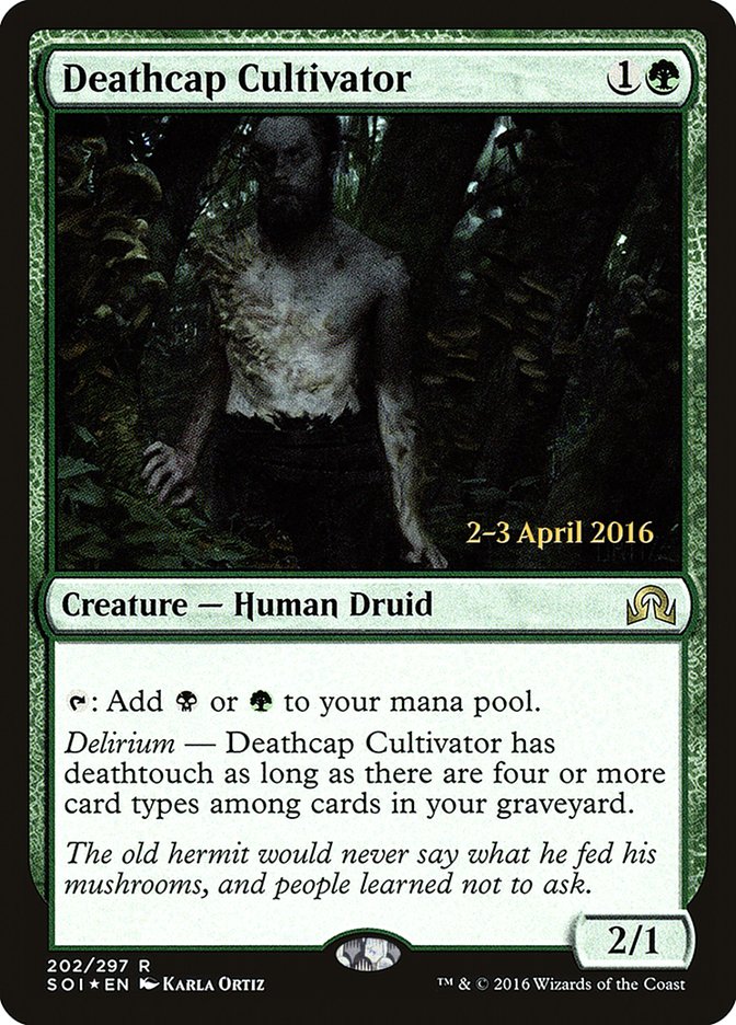 Deathcap Cultivator [Shadows over Innistrad Promos] | Good Games Adelaide SA