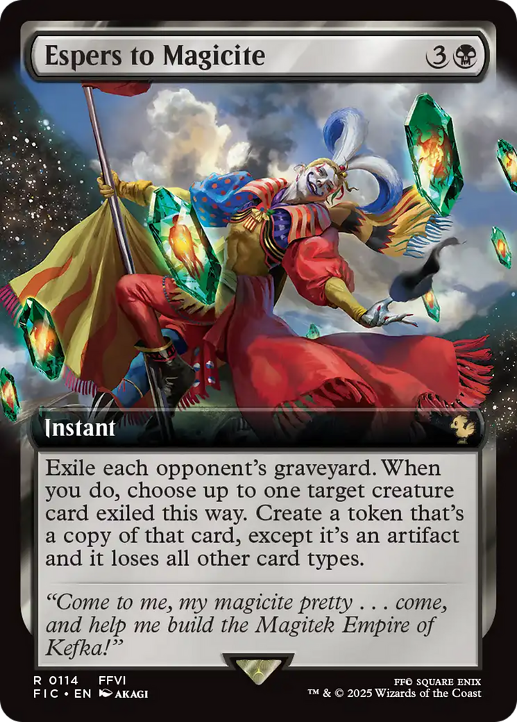 Espers to Magicite (Extended Art) [FINAL FANTASY Commander] | Good Games Adelaide SA