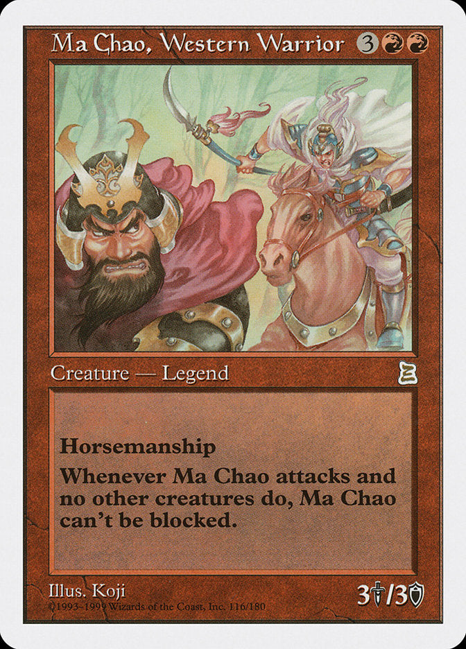 Ma Chao, Western Warrior 116 (Portal Three Kingdoms)  | Good Games Adelaide SA
