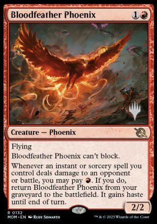 Bloodfeather Phoenix (Promo Pack) [March of the Machine Promos] | Good Games Adelaide SA